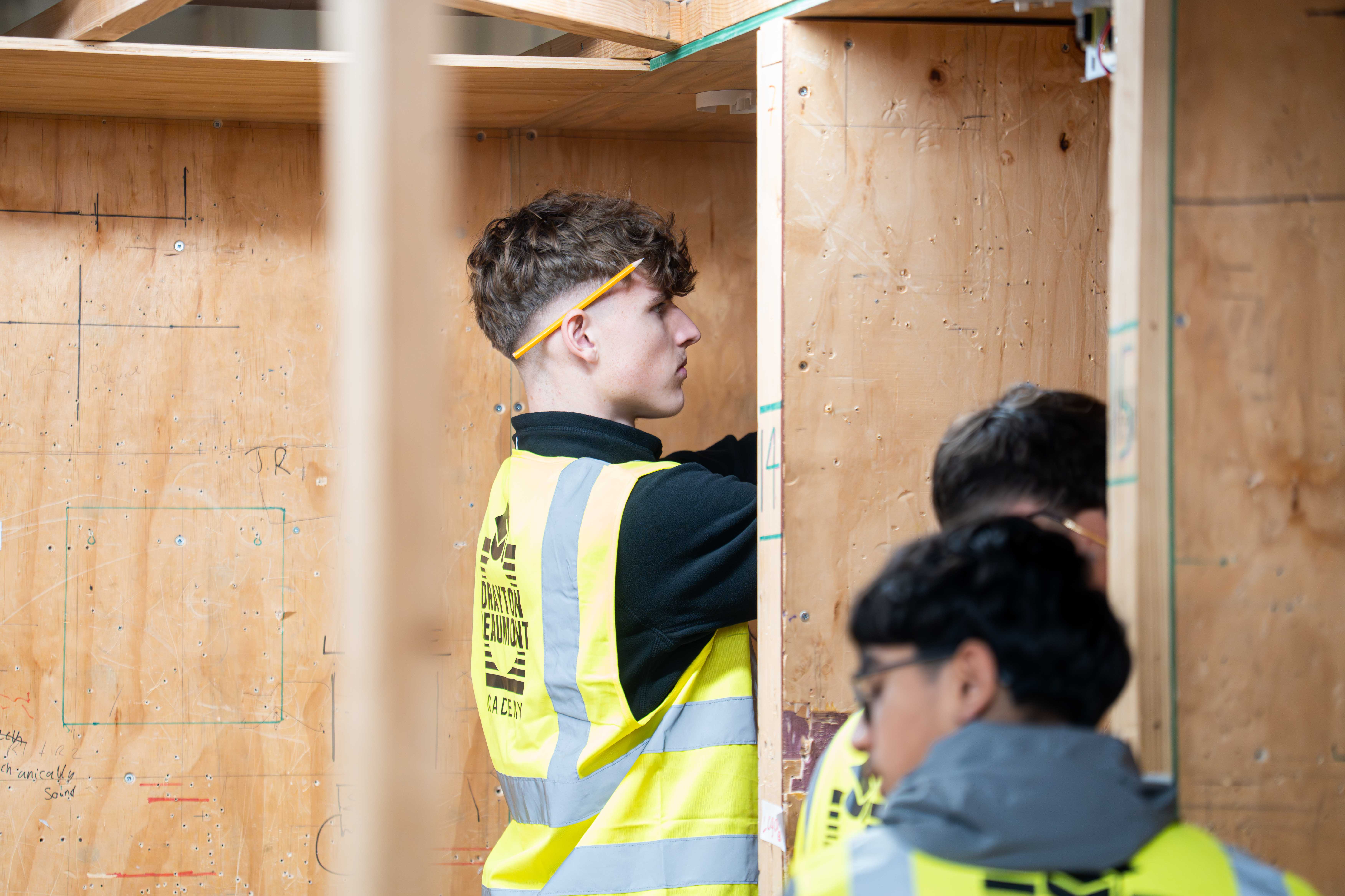 Students on an industry project